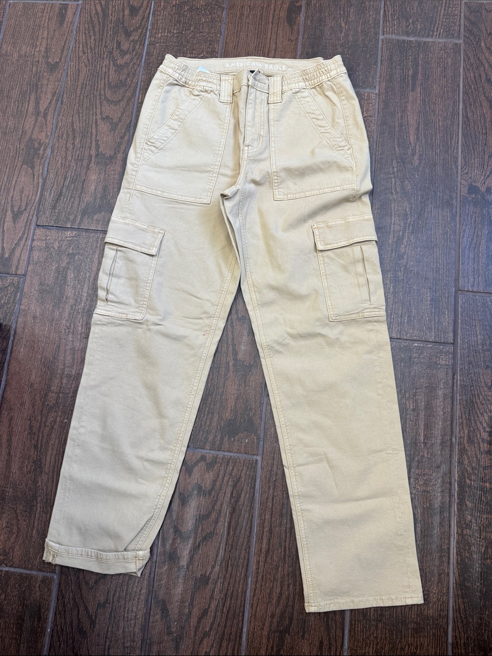 American Eagle Outfitters Women's Tan Cargo Jeans